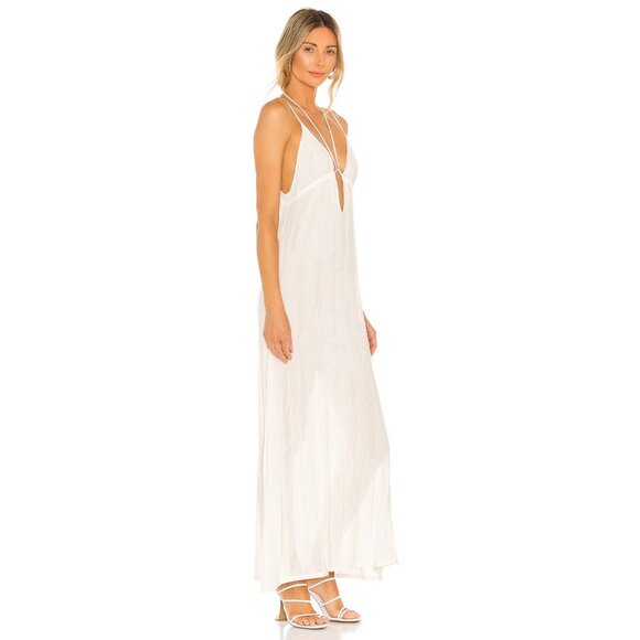 DEVON WINDSOR Paloma Dress Off White Maxi - Picture 3 of 4